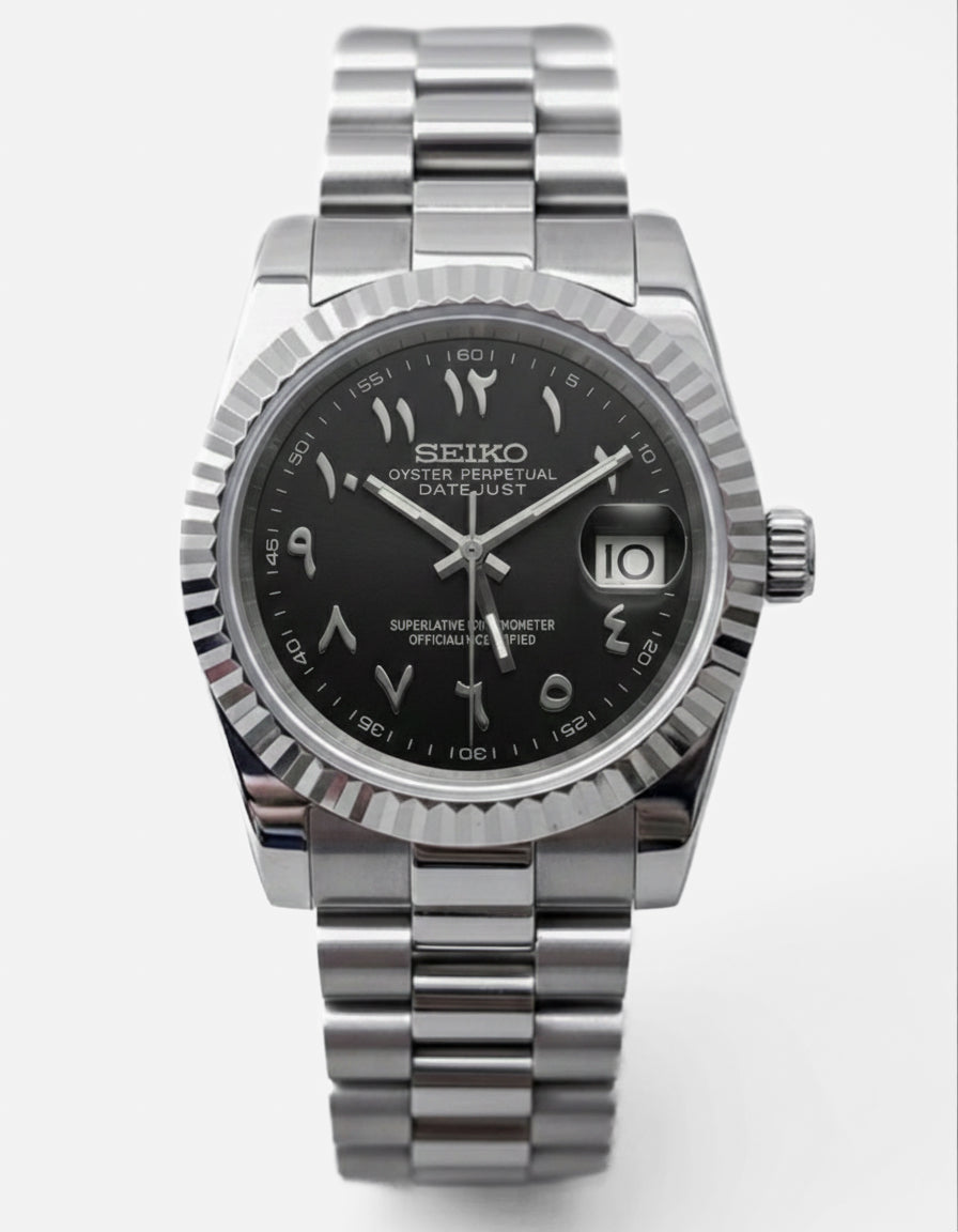 Datejust MOD Arab Black