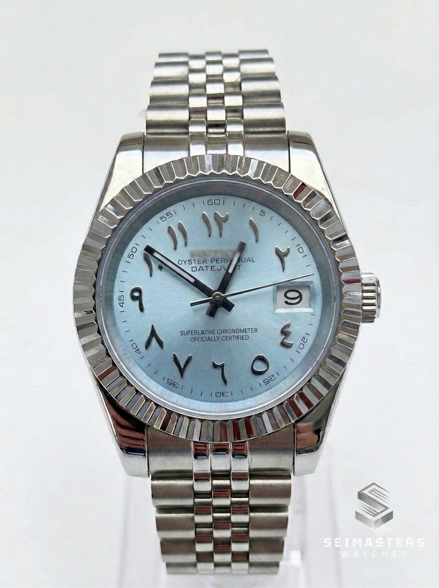 Datejust MOD Ice Blue Arab