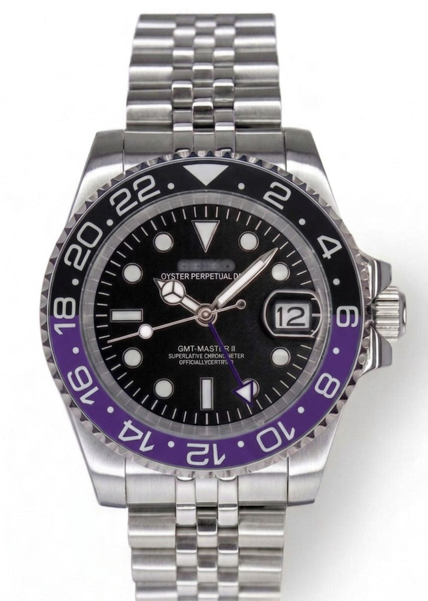 JOKER 'GMT-MASTER II'  MOD Purple Black 40mm