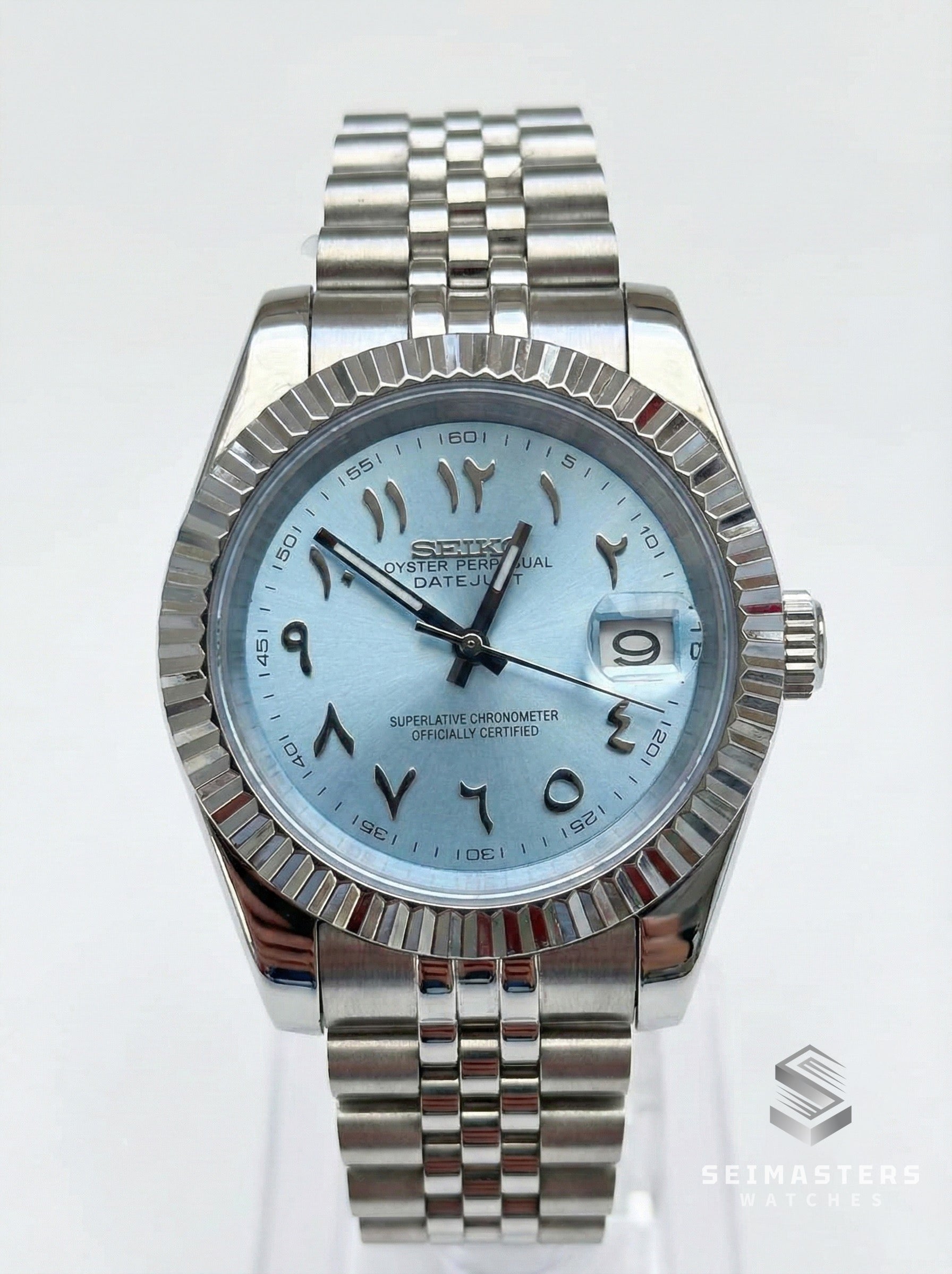 Datejust MOD Ice Blue Arab