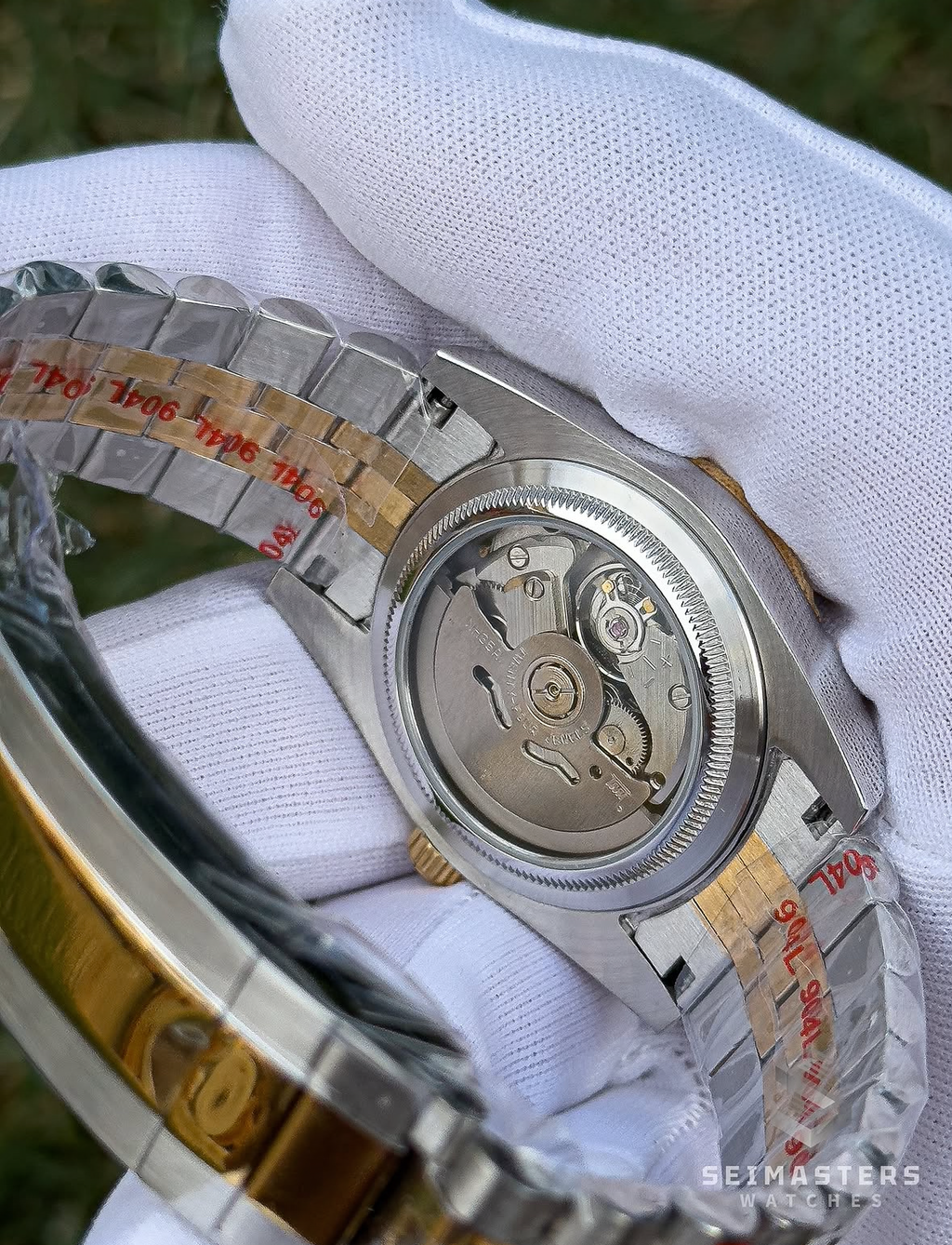 Datejust MOD Wimbledon Silver Gold