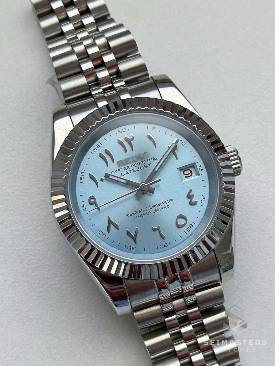 Datejust MOD Ice Blue Arab