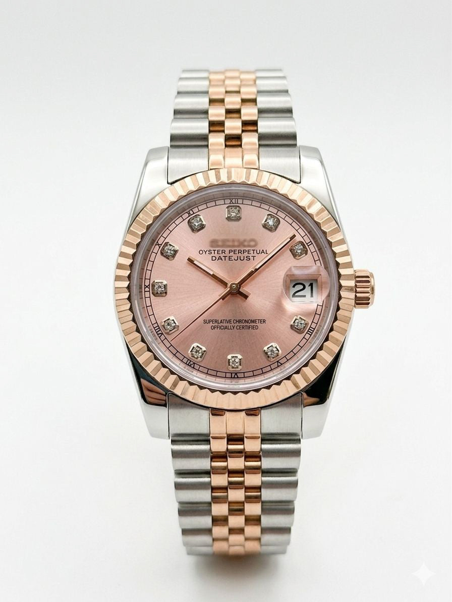 Datejust MOD Rose Gold - Rose Diamond