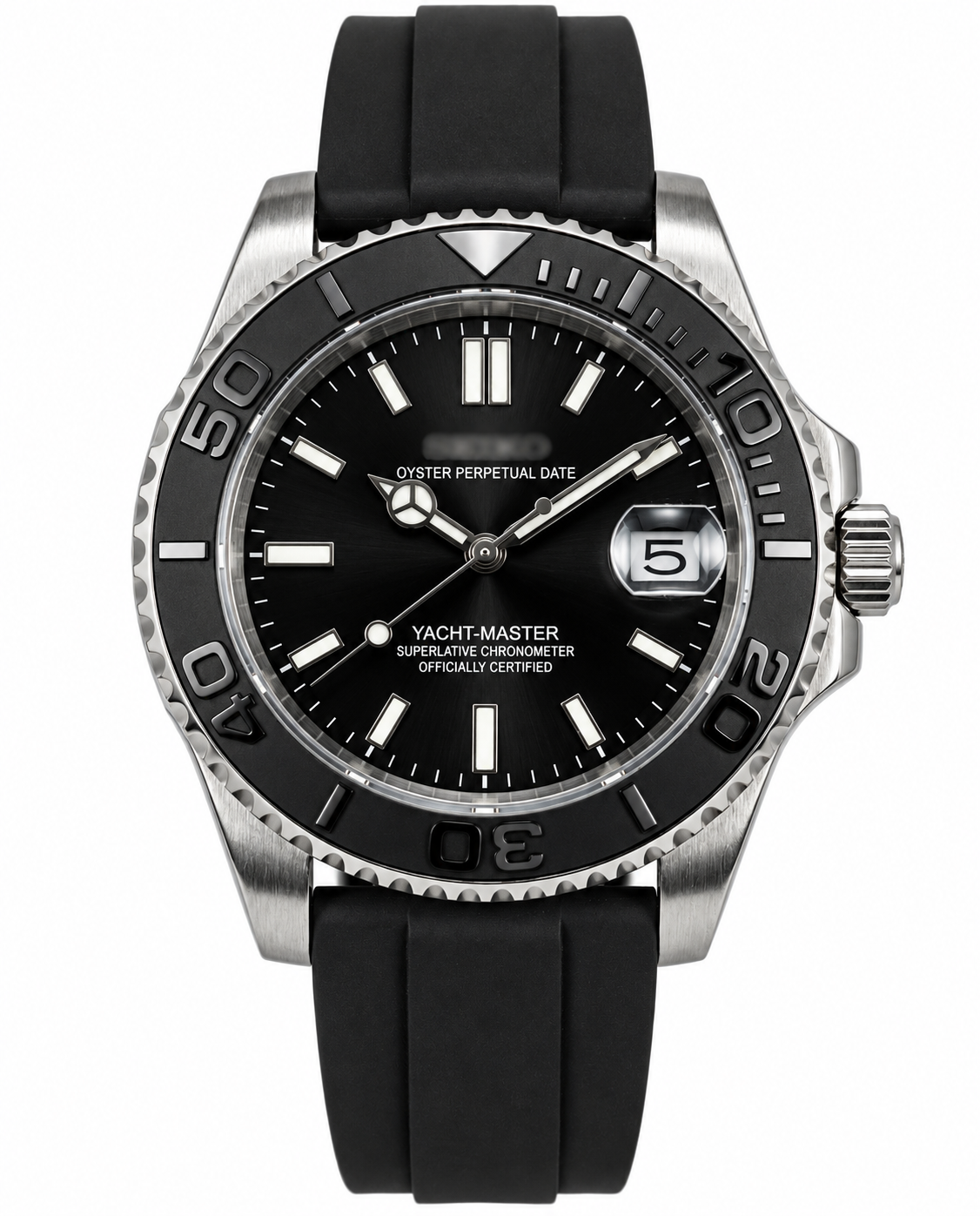 Yacht-Master MOD Black – Rubber 40mm