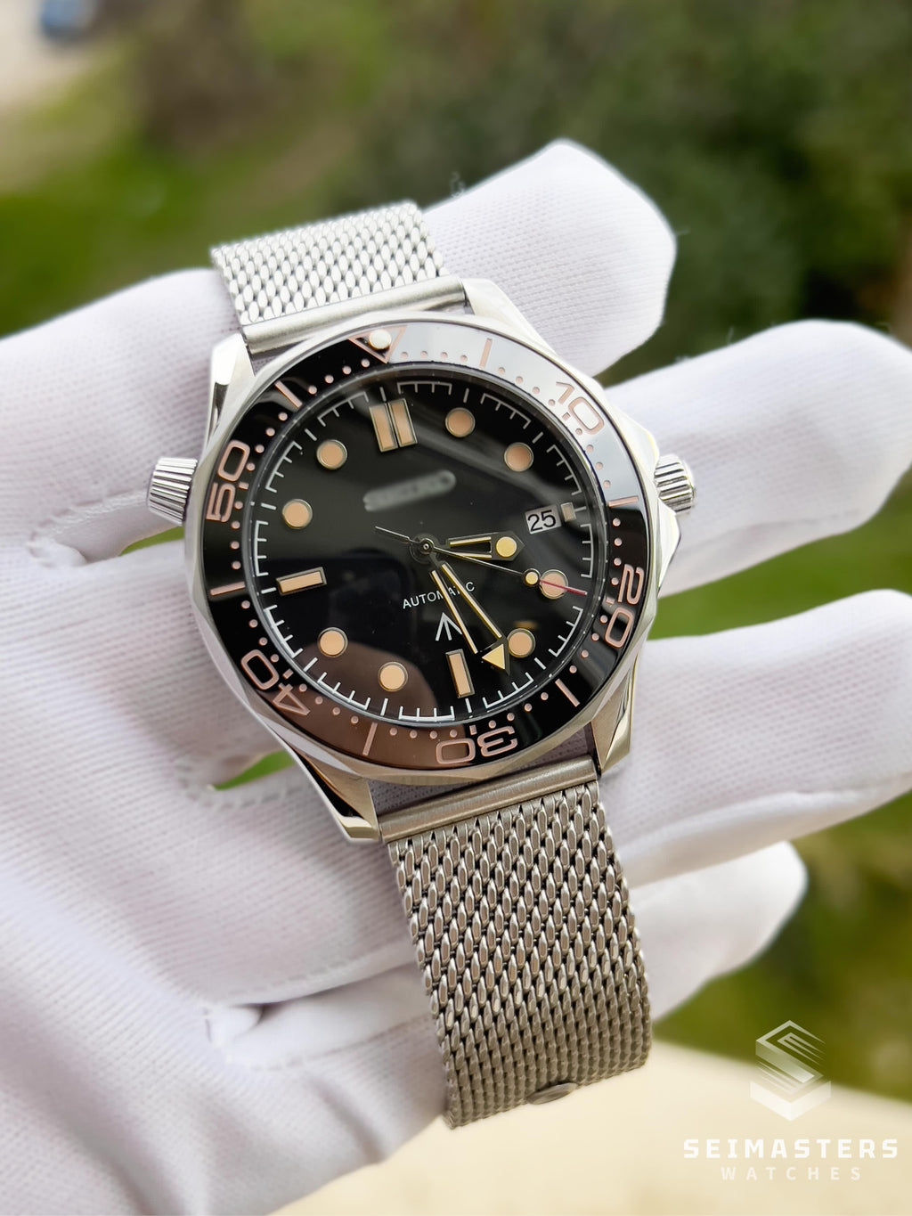 Seamaster MOD Silver Brown 42mm