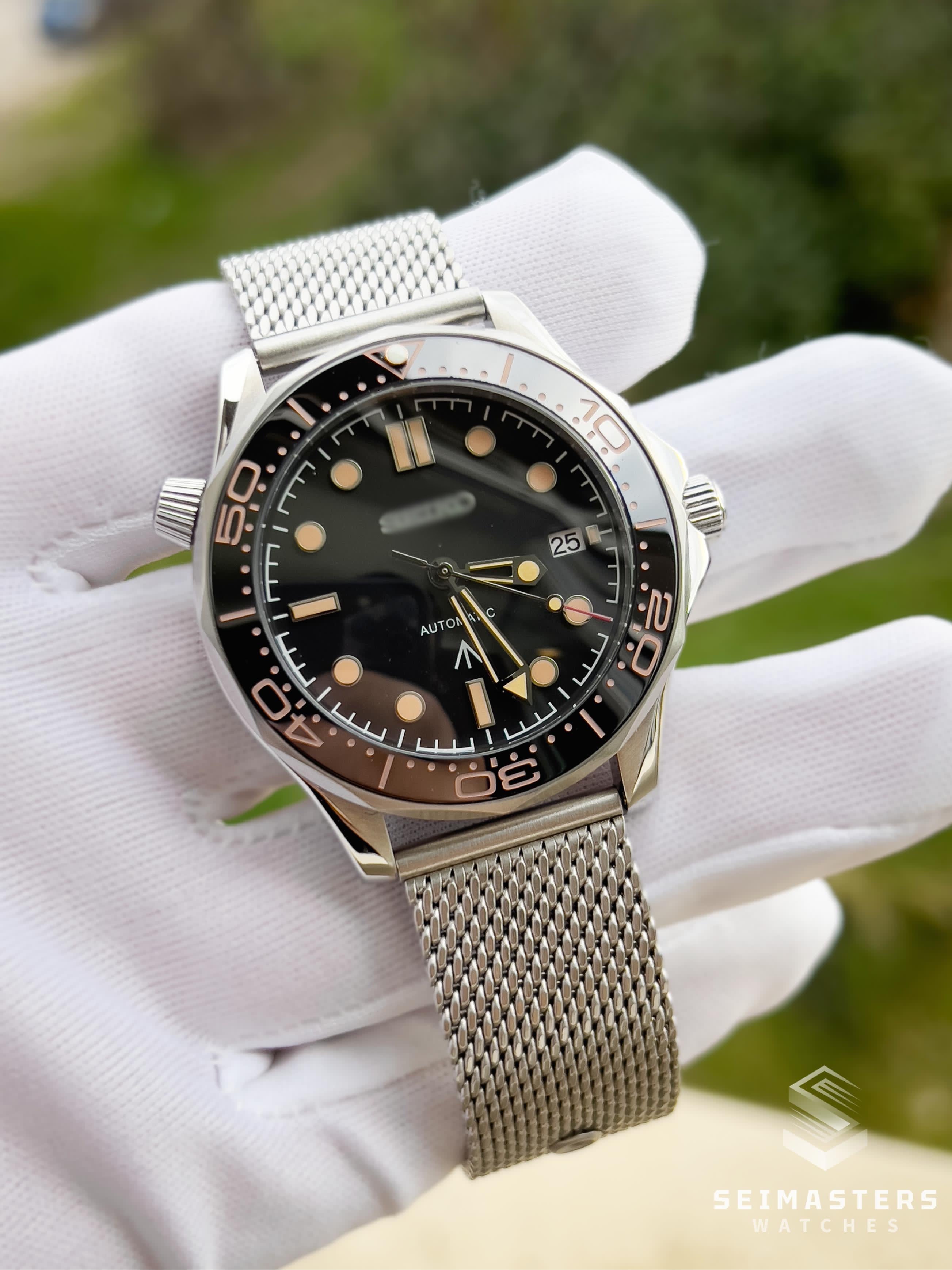 Seamaster MOD Silver Brown 42mm