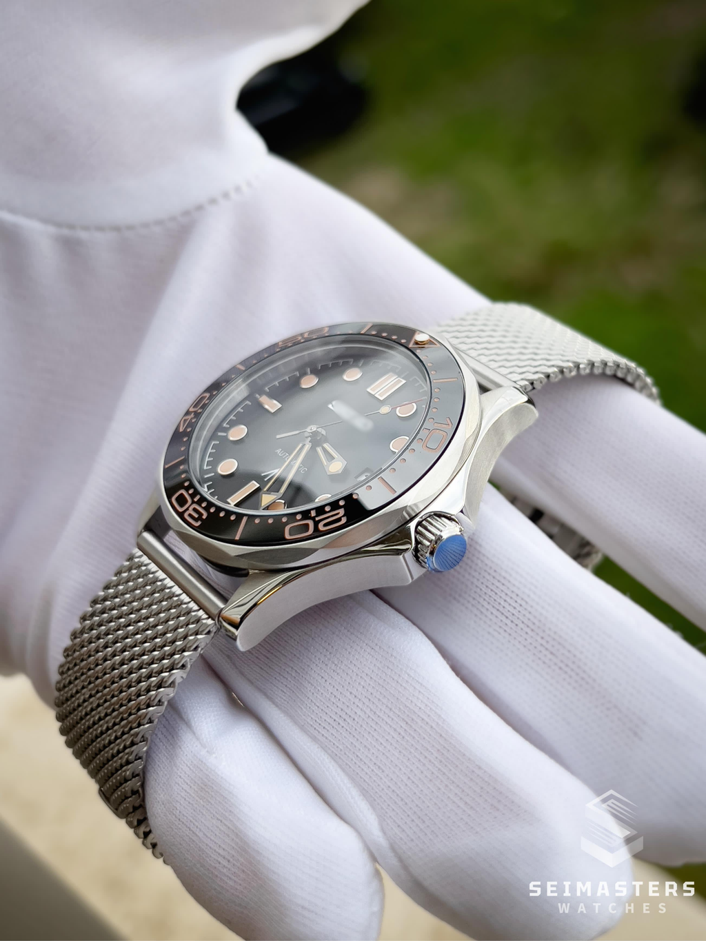 Seamaster MOD Silver Brown 42mm