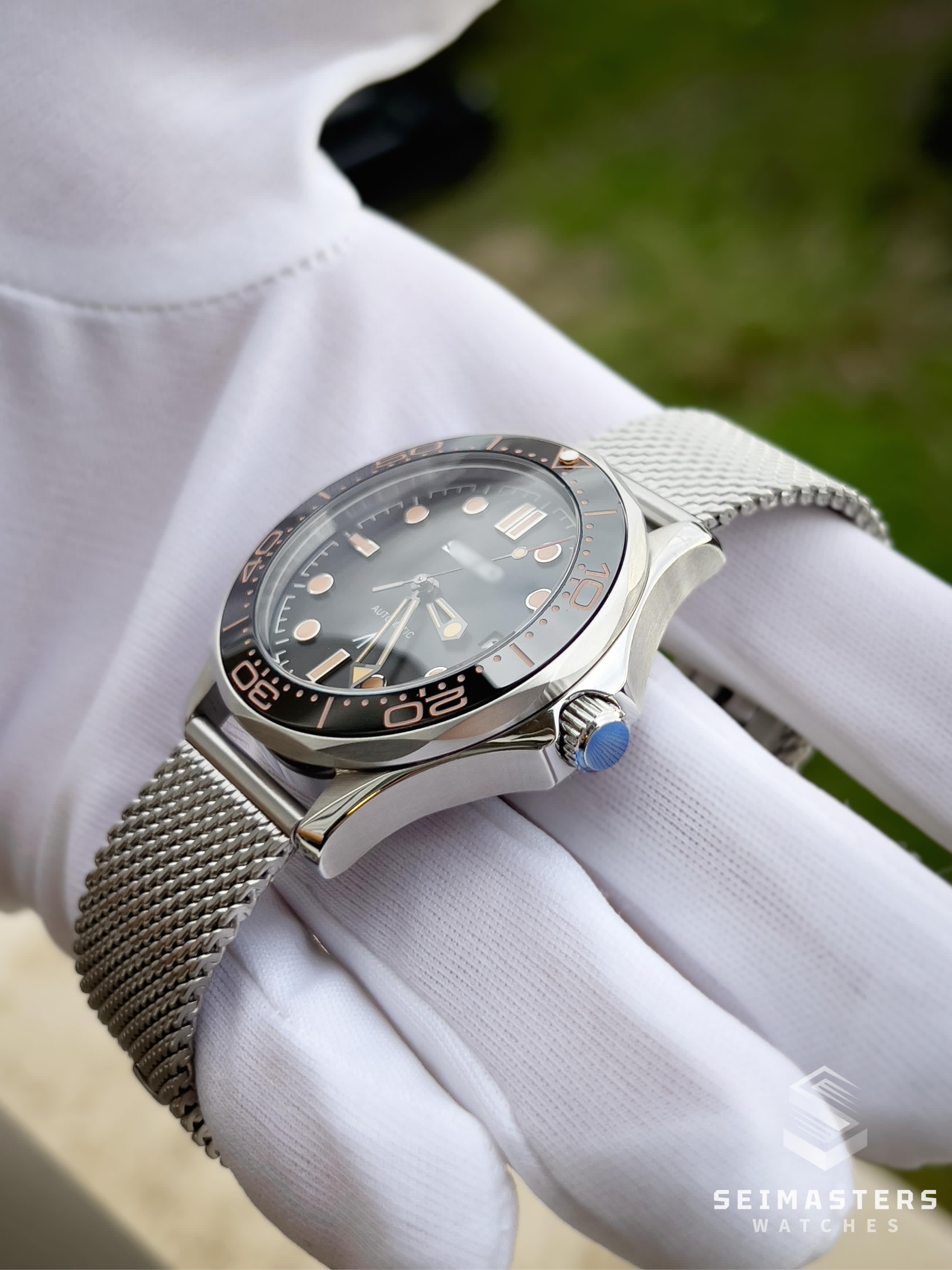 Seamaster MOD Silver Brown 42mm
