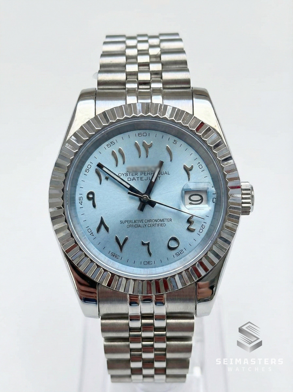 Datejust MOD Ice Blue Arab