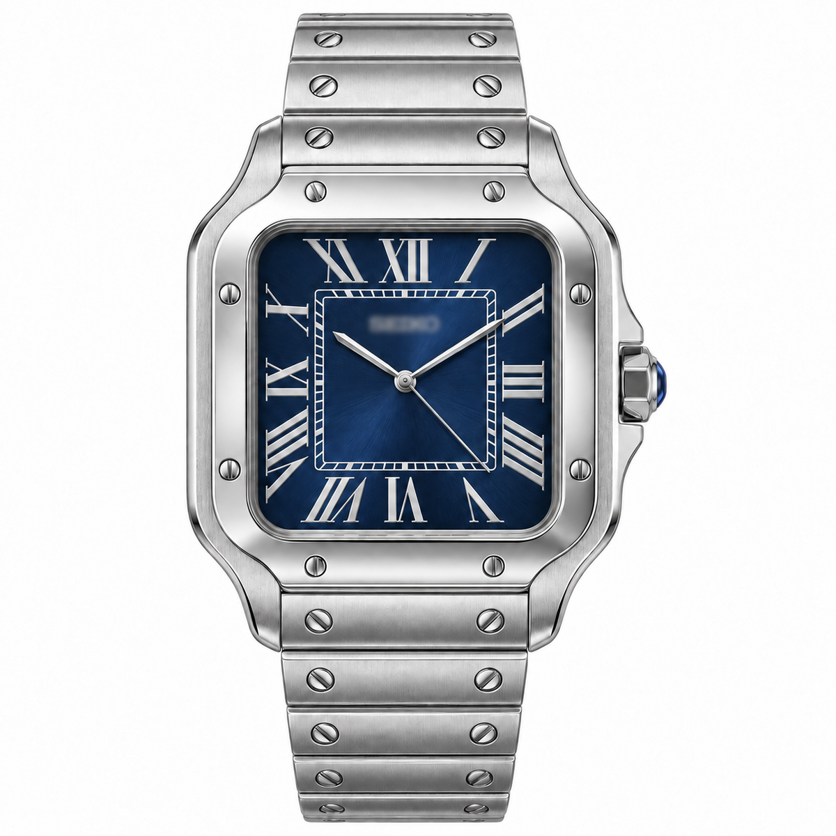 Santos MOD Blue – front view on white background